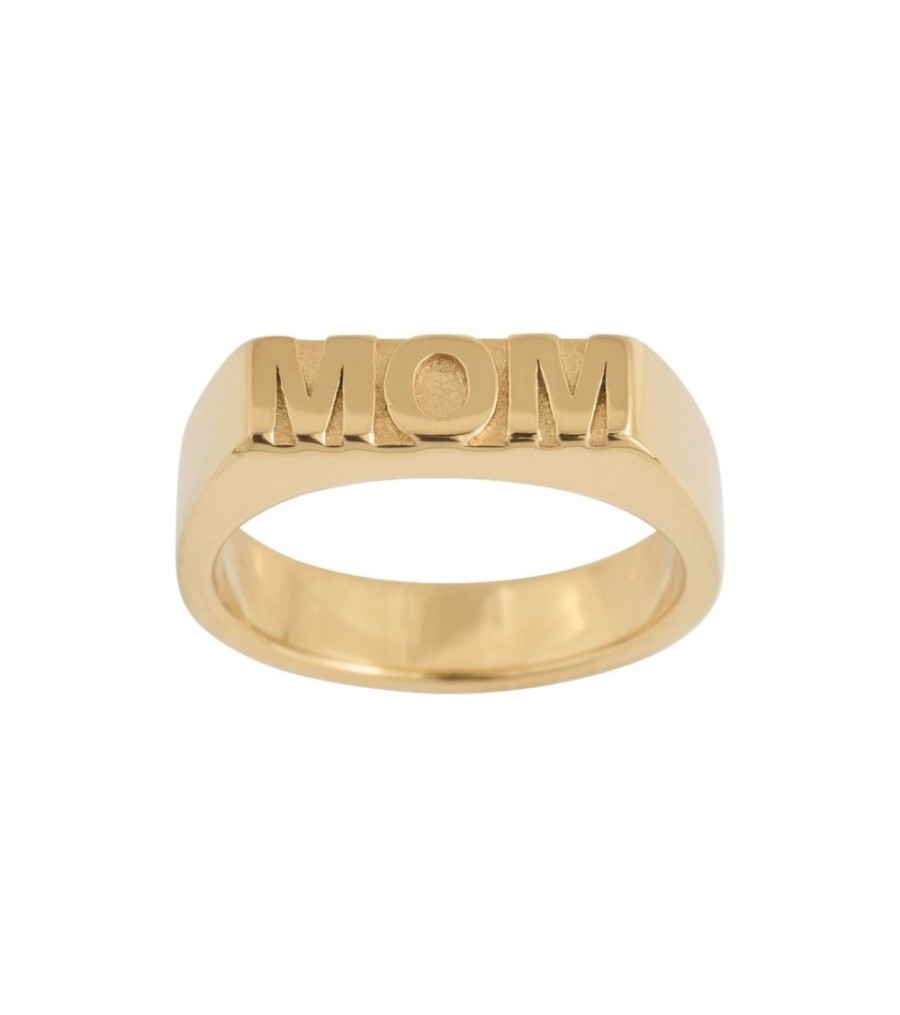 Smycken Edblad  | Signet Ring Mom Gold
